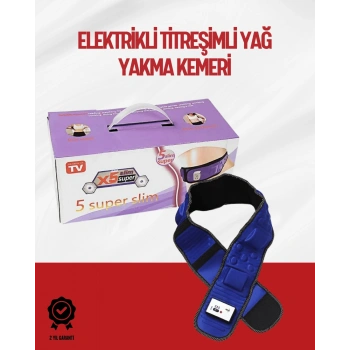 VipMarketim Ayarlanabilir Hızlı Elektrikli Masaj Kemeri – Yağ Yakımına Yardımcı