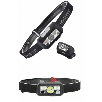 VipMarketim Ayarlanabilir Kafa Lambası Type-C Şarjlı Kompakt Kamp Lambası