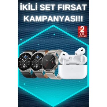 VipMarketim Aynalı Bluetooth Kulaklık Yeni Nesil Akıllı Saat Titreşimli Nabız Ölçer Spor Modları