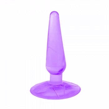 VipMarketim Backpart Şeffaf Yumuşak Silikon Bükülebilir 9.5cm Anal Tıkaç (plug)