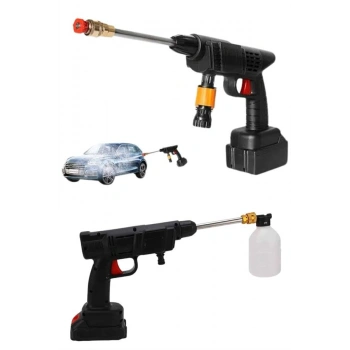 VipMarketim Bahçe Sulama Tabancası Makinesi Yüksek Basınçlı Akülü Yıkama Makinesi