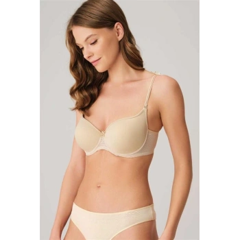 Vipmarketim Balenli Desteksiz Dolgusuz Askıları Çıkabilen Yumuşak Süngerli Günlük Klasik T-shirt Sütyeni