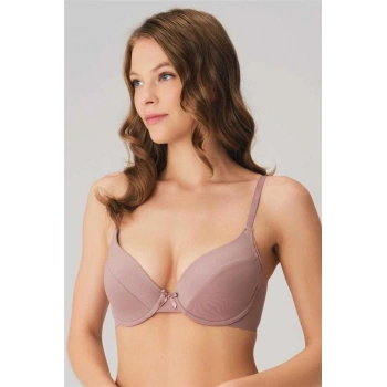 Vipmarketim Balenli Desteksiz Dolgusuz Kol Altı Genişletilmiş Sırtı Yapıştırma Günlük T-shirt Sütyeni