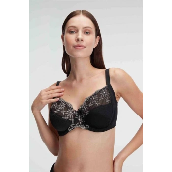 VipMarketim Balenli Desteksiz Dolgusuz Toparlayıcı Dantelli Küçültücü Sütyen