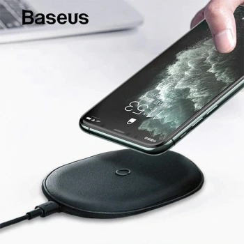 VipMarketim Baseus Cobble 15W wireless Kablosuz Şarj Cihazı İPhone 12-11XS MAX XR 8-(5775)
