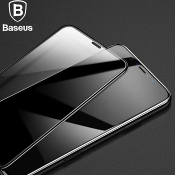 VipMarketim Baseus İPhone 11 Pro 3D Full Kaplama Kırılmaz Cam Koruyucu Tempered Glass Screen Protector-(5775)