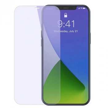 VipMarketim Baseus İPhone 12 PRO Max 6.7 0.3mm Antiblue Light Tempered Cam Ekran Koruyucu 2Adet-(5775)