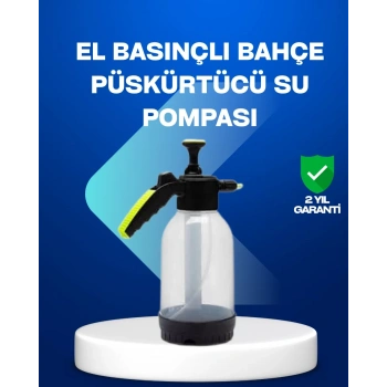 VipMarketim Basınçlı Manuel Köpük Pompası 2L Ayarlanabilir Sprey Başlıklı Temizlik