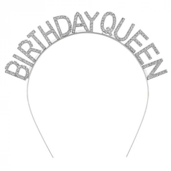 VipMarketim Birthday Queen Yazılı Kraliçe Taç