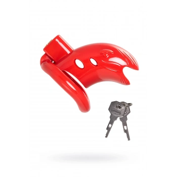 VipMarketim Black&red Erkek Sadakat Kemeri, Abs Plastik, Kırmızı, 10 Cm