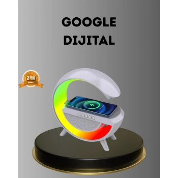 VipMarketim Bluetooth 5.0 Hoparlör – Kablosuz Şarj RGB Gece Lambası ve FM Radyo