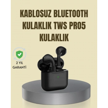 VipMarketim Bluetooth 5.1 Teknolojili TWS Pro 5 – Güçlü ve Kararlı Bağlantı