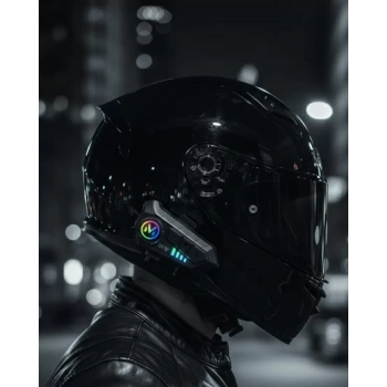 VipMarketim Bluetooth 5.3 Kask İçi Intercom Kulaklık 1000 m Mesafe 1000 mAh