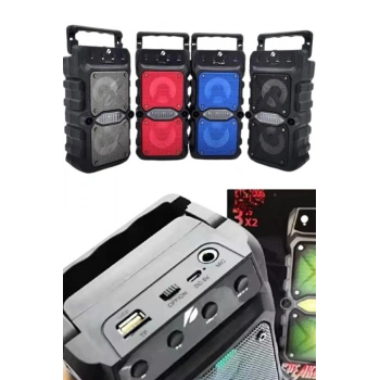 VipMarketim Bluetooth Hoparlör Çift Mikrofonlu Güçlü Ses Kaliteli Kesintisiz Kablosuz