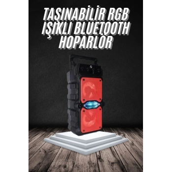 VipMarketim Bluetooth Hoparlör Çift Mikrofonlu Güçlü Ses Kaliteli Kesintisiz Kablosuz