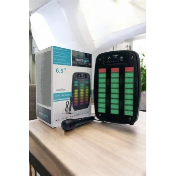 VipMarketim Bluetooth Hoparlör Mikrofonlu Speaker Taşınabilir Şarjlı