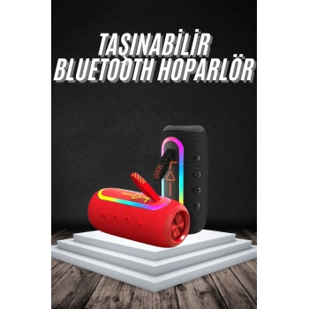 VipMarketim Bluetooth Hoparlör USB Şarjlı Uzun Pil Ömrü Android ve İOS Uyumlu Renkli