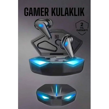 VipMarketim Bluetooth Oyuncu Kulaklığı Led Işıklı Kablosuz ANC Özelliği