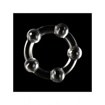 VipMarketim Boncuklu Penis Halkası Şeffaf Renk