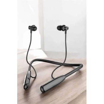 VipMarketim Boyun Bantlı Bluetooth Kulaklık Yüksek Ses Kaliteli 100 Saat Kulaklık
