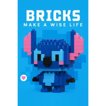 VipMarketim Bricks Stitch Mini Lego Figürü