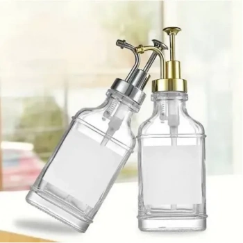 VipMarketim Cam Sıvı Sabunluk Losyonluk Krom