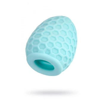 VipMarketim Cep Tipi Tırtıklı Desenli Yumurta Mastürbatör - Turkuaz