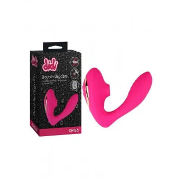 VipMarketim Chisa Didi Double Orgasm Hava Basınçlı Vibratör Pembe