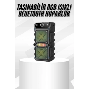 VipMarketim Çift Çıkışlı Güçlü Bataryalı Kablosuz Yüksek Ses Kaliteli Bluetooth Hoparlör