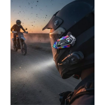 VipMarketim Çift Gürültü Azaltmalı Motosiklet Kask Telsiz Kulaklık