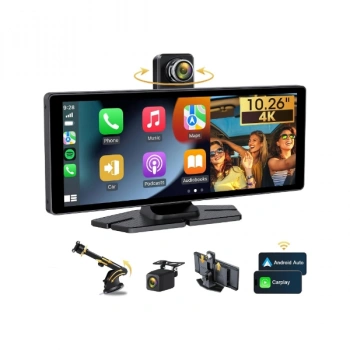 VipMarketim Çift Lens Kameralı Apple Ve Android CarPlay