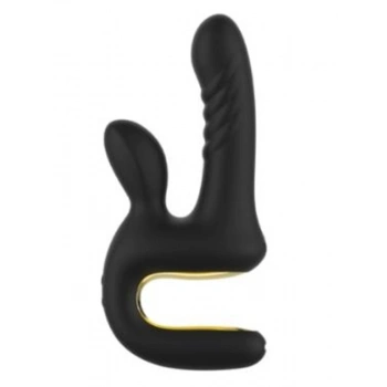 VipMarketim Çift Motorlu Rabbit Vibratör – G-Spot & Klitoris Uyarıcı Şarjlı Masaj Aleti