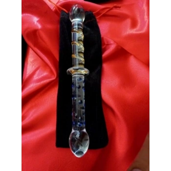 VipMarketim Çift Taraflı Cam Dildo