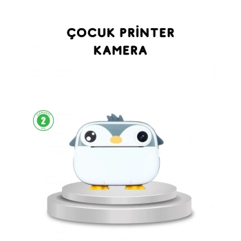 VipMarketim Çocuk Fotoğraf Makinesi Termal Baskılı Anında Çıktı HD Video Kayıtlı