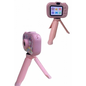 VipMarketim Çocuk Için Eğitici Video Kamera Ayaklı Mini Fotoğraf Makinesi