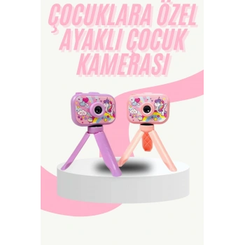 VipMarketim Çocuk Için Eğitici Video Kamera Ayaklı Mini Fotoğraf Makinesi