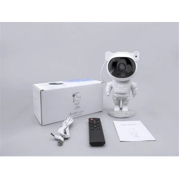 VipMarketim Çocuklara Özel Projeksiyon Astronot Lamba Speaker Sevimli
