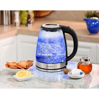 VipMarketim Crown CRW-7204 Cam Kettle Elektrikli Isıtıcı