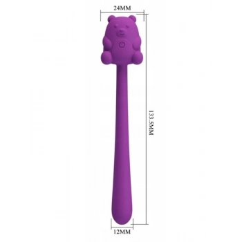 VipMarketim Cute Bear Flirting Stick Modern Vibratör
