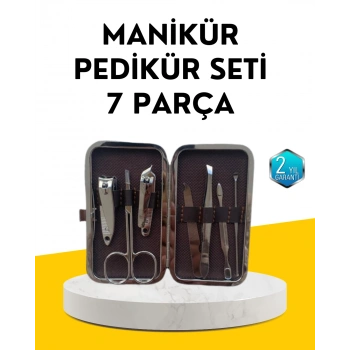 VipMarketim Dayanıklı Çelik Aletlerden Oluşan Kişisel Bakım Seti