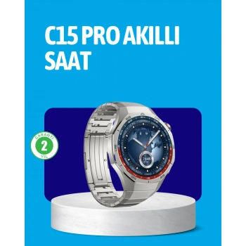 VipMarketim Dayanıklı Kordonlu Şarjlı Akıllı Saat