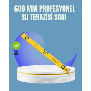 VipMarketim Dayanıklı Plastik Gövdeli 600 mm Su Terazisi