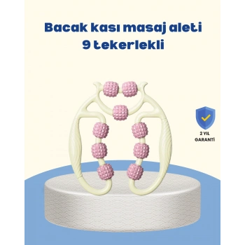 VipMarketim Dayanıklı Plastik Kas Masaj Rulosu Selülit Karşıtı