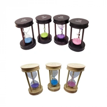 VipMarketim Dekoratif Ahşap 10 Dakika Kum Saati