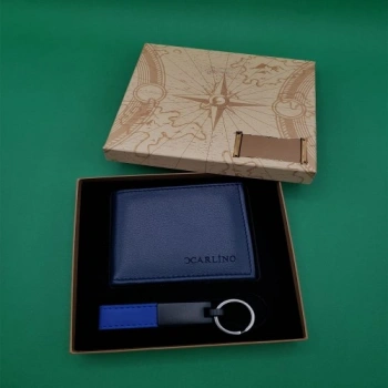 VipMarketim Deri Anahtarlık ve Cüzdan Hediye Seti