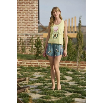 Vipmarketim Desenli Ve Baskılı yoga Sport Şort Takımı