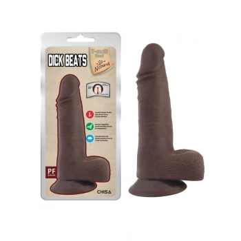 VipMarketim Dick Beats Melez 18cm Kıkırdaklı Gerçekçi Dildo