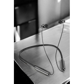 VipMarketim Dijital Göstergeli Kulak İçi Kablosuz Bluetooth Kulaklık Boyun Bantlı