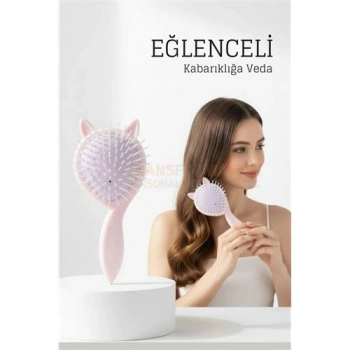 VipMarketim Doğal Antistatik Hava Yastıklı Saç Fırçası - Dolaşık Saç Açıcı Tarak