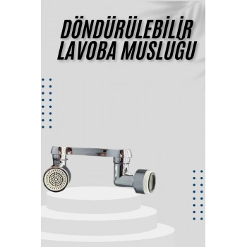 VipMarketim Dönebilen Musluk Başlığı Akrobat Mutfak Banyo Musluk Ucu Başlığı Oynar Başlıklı